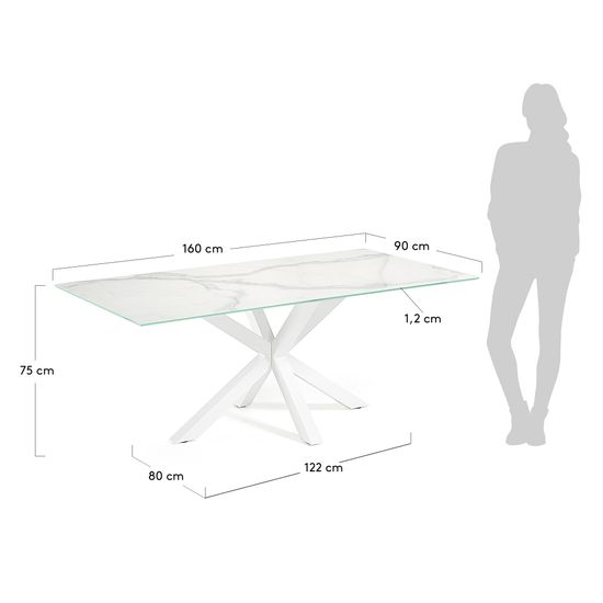 Стол Arya Kalos белый