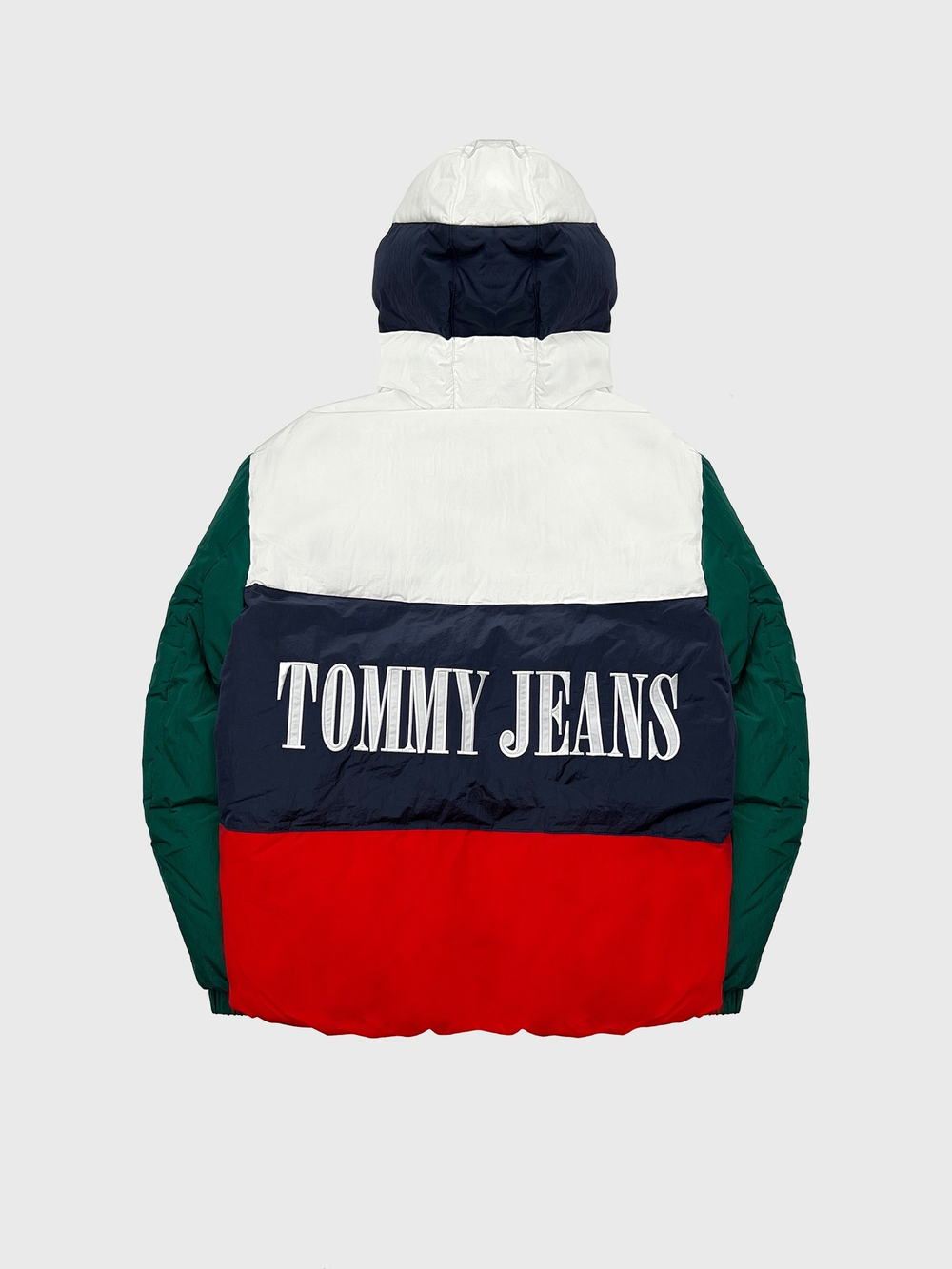 Пуховик Tommy Jeans Retro Colorblock White/multi