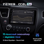 Teyes CC2L Plus 9" для Honda Civic 9 2013-2016