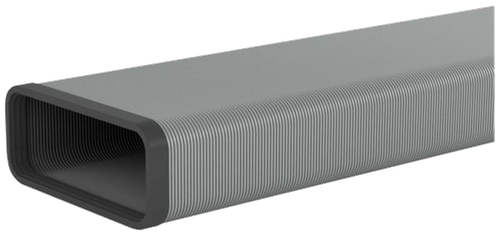 Гибкий патрубок, металлический (ширина 222 мм / высота 89 мм), длина 1000 мм