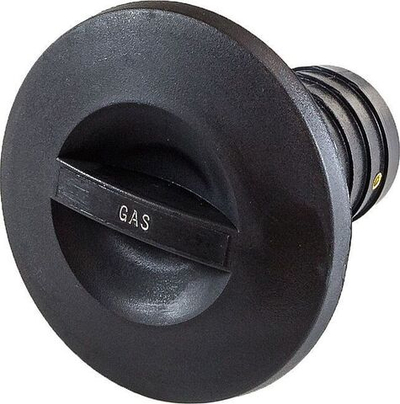 Горловина заливная для бензина, пластиковая, чёрный, под шланг 38 мм для бензина. Youthful