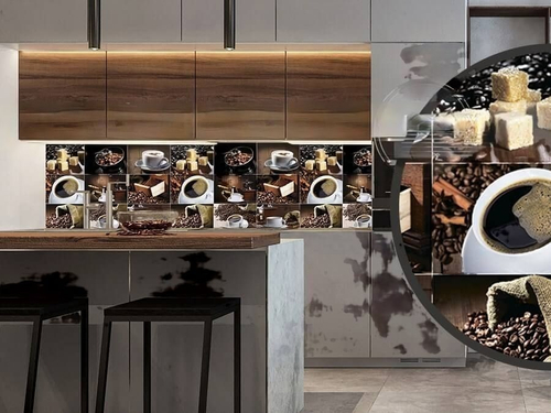 Кухонный фартук Кофе 3000х600 мм