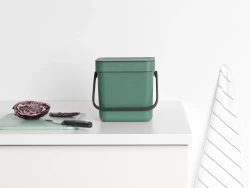 Brabantia Контейнер для мусора Sort & Go 3л зеленый