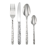 Набор столовых приборов fluid, серебристые, 16 пред.