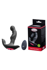 Черный стимулятор простаты Rimming Hero - 16,8 см. (Цвет: черный)