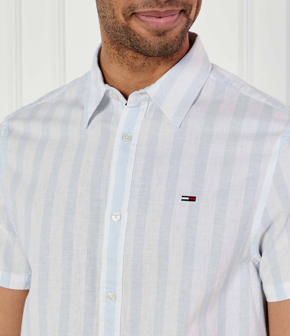 Рубашка Tommy Jeans - голубой(DM0DM20894)