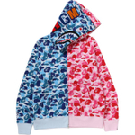A Bathing Ape Bathing Ape Abc Camos Separate Shark Full Zip Худи синий розовый