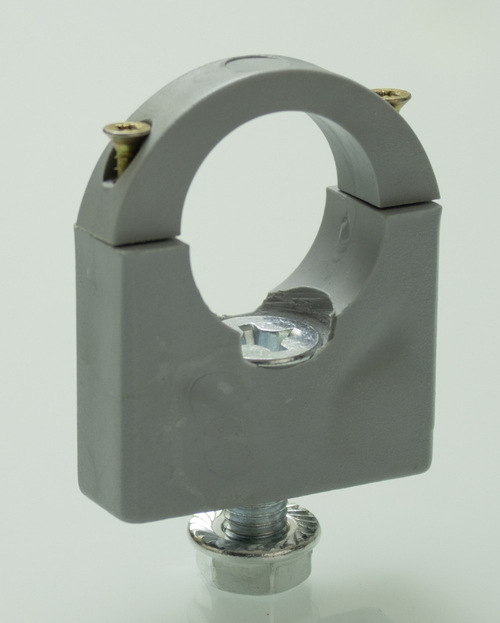 Крепеж на монтажную шину, для коллектора 3/4  (КРУГ.)  Лик-Лик (100/5пар)