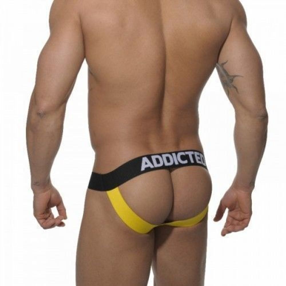 Мужские трусы Джоки черные Addicted Jock Tricolor Germany
