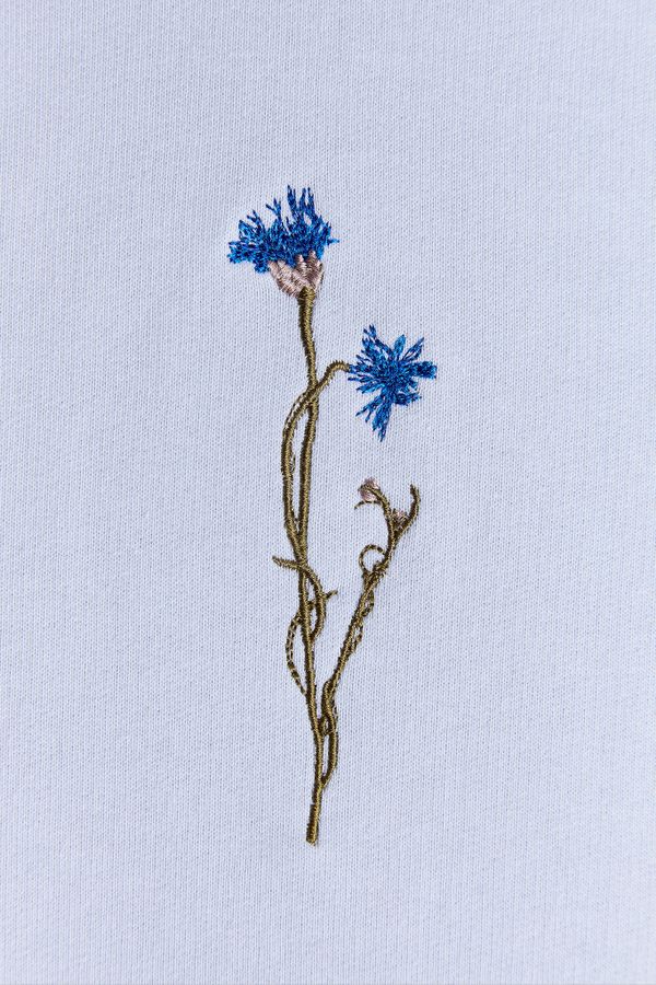 Худи Василек Light серо-голубое - фото 10