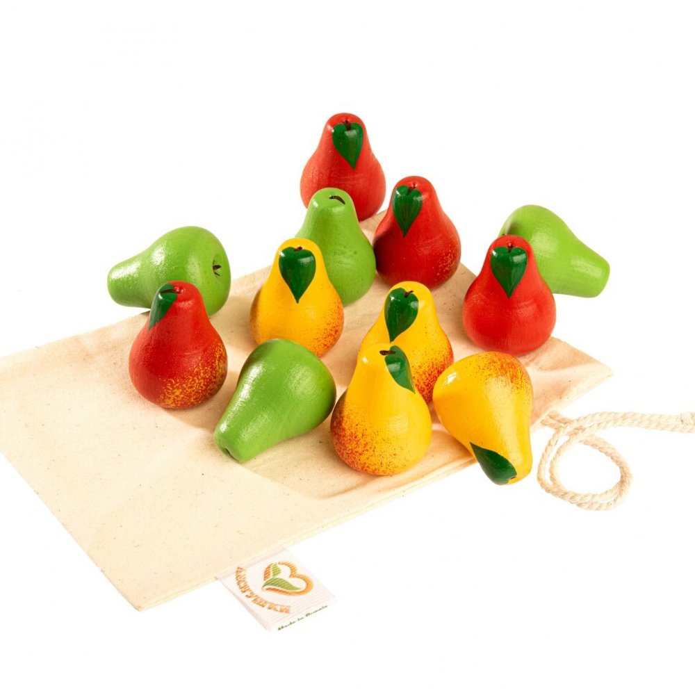 Счетный материал «12 груш» в мешочке, Леснушки