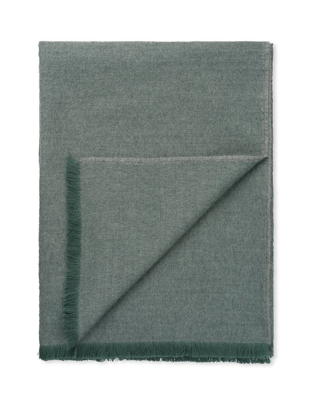 Плед 130х200 Elvang Skyfall зеленый