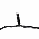 Гирлянда для улицы «Мерцание» 20м 240 ламп LED чёрный провод,1 реж.,IP-54, Теплый белый (возможность соединения)