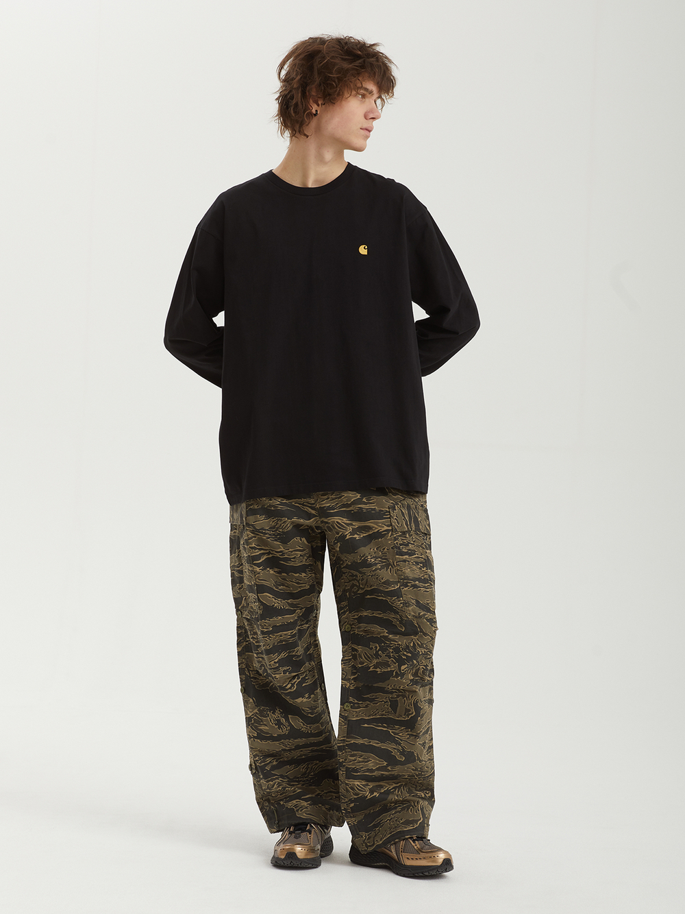 Мужские Брюки Bonsai Tigerstripe Loose