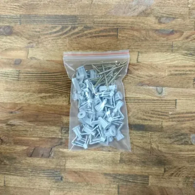 Набор ДЮБЕЛЬ+САМОРЕЗ (Дюбель-бабочка 10*50-20шт., Саморез универсальный 3,5*50-20шт.)