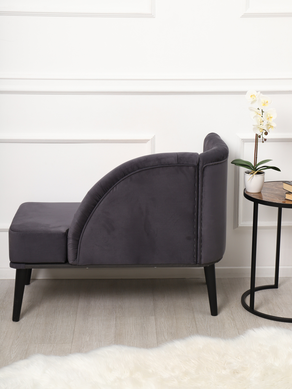 Кушетка Berger графит/венге