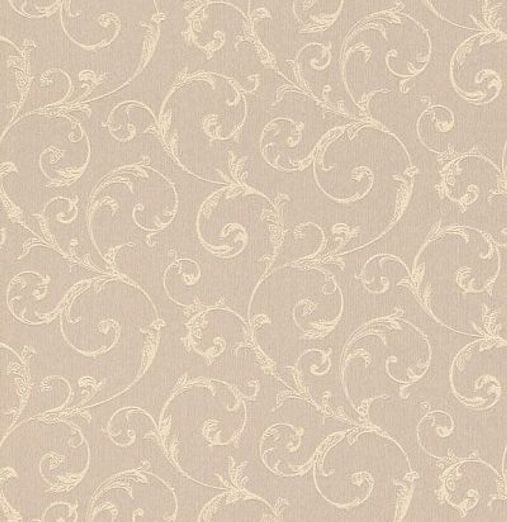 обои однотонные с крупным растительным рисунком 088877