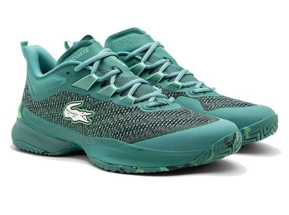 Мужские кроссовки теннисные Lacoste Sport Medvedev AG-LT23 Ultra - зеленый