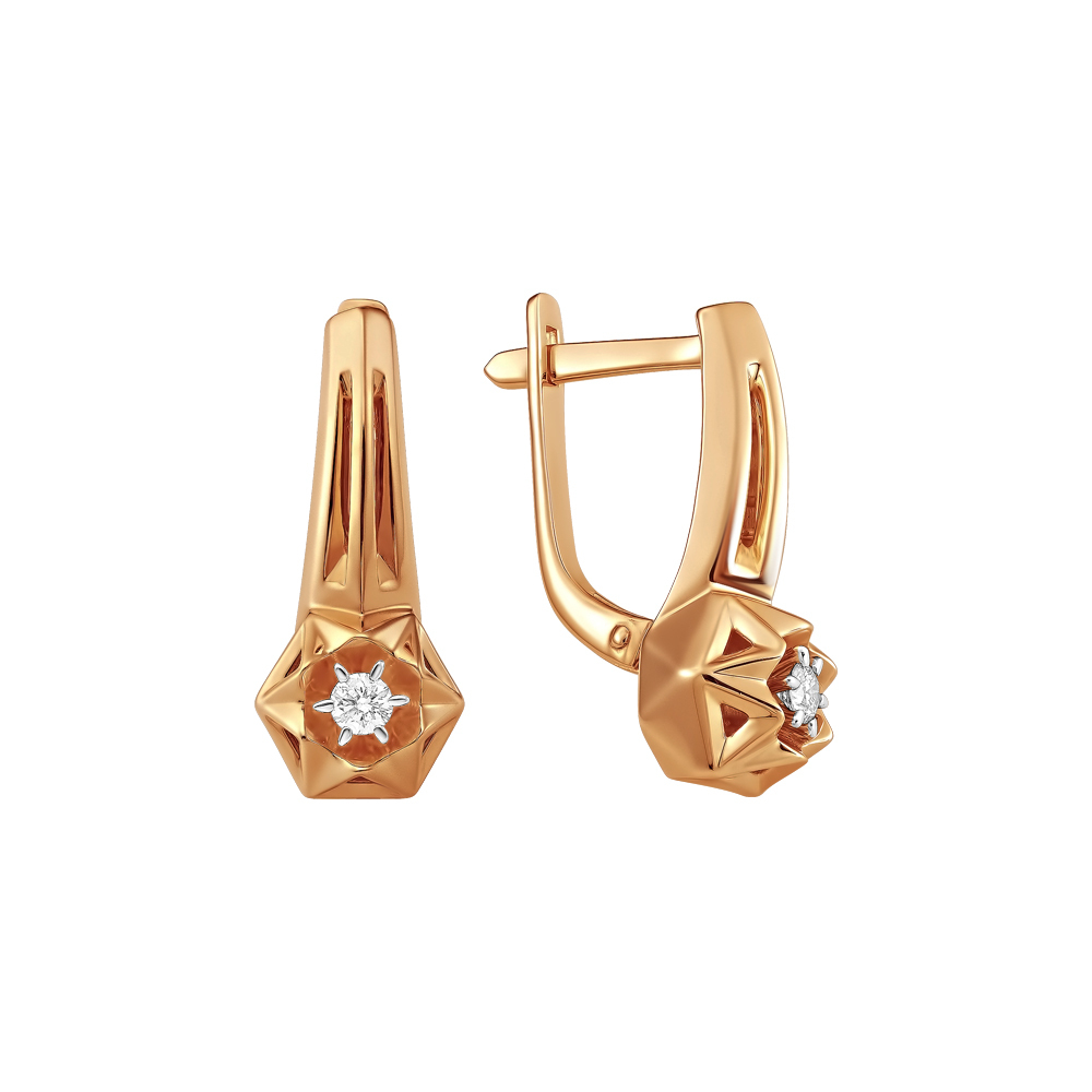 Серьги из золота 585 пробы