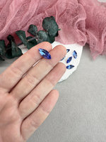 Наветт Navette 15*7 мм, Sapphire