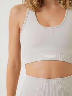 ТОП теннисный Björn Borg Performance Low Seamless Bra - moonstruck