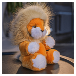 Мягкая игрушка из меха «Львеночек Лео»