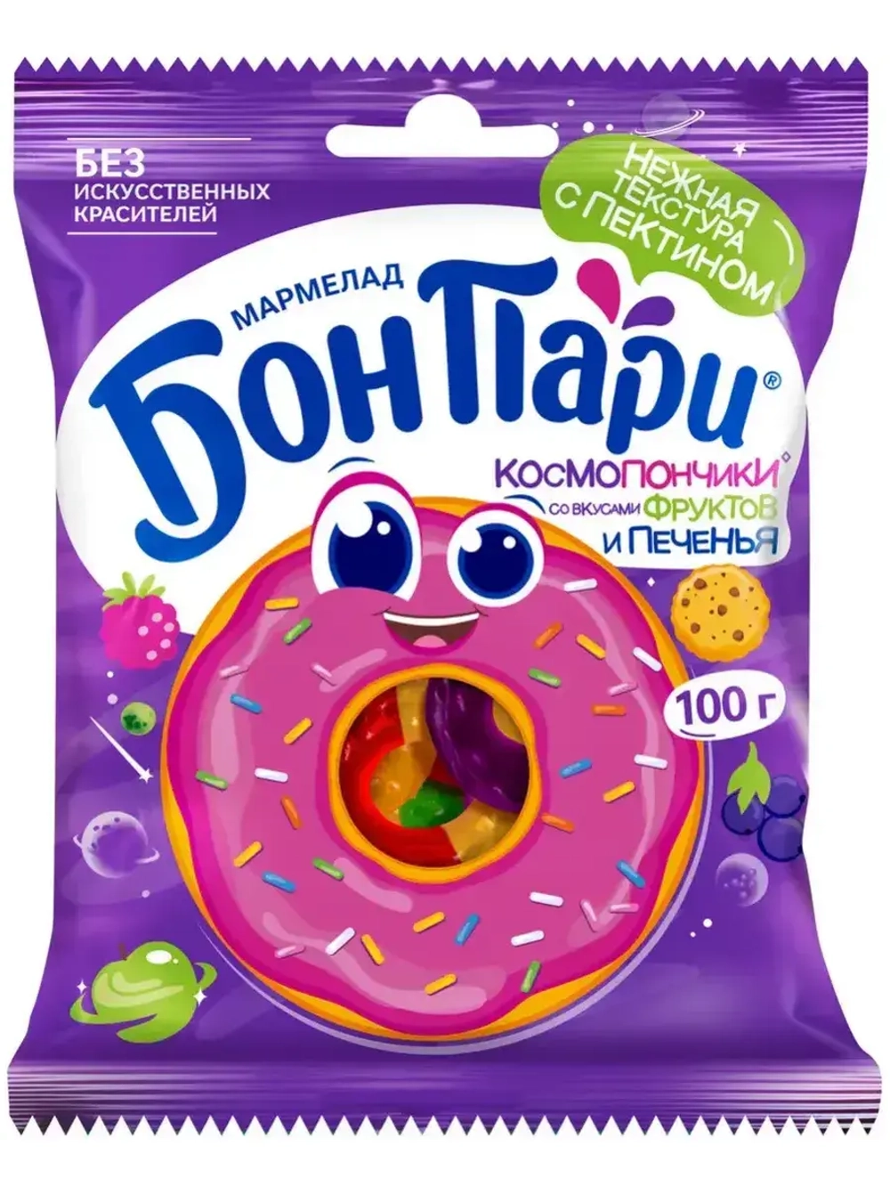 Мармелад Бон Пари КосмоПончики 100 г * 3 шт