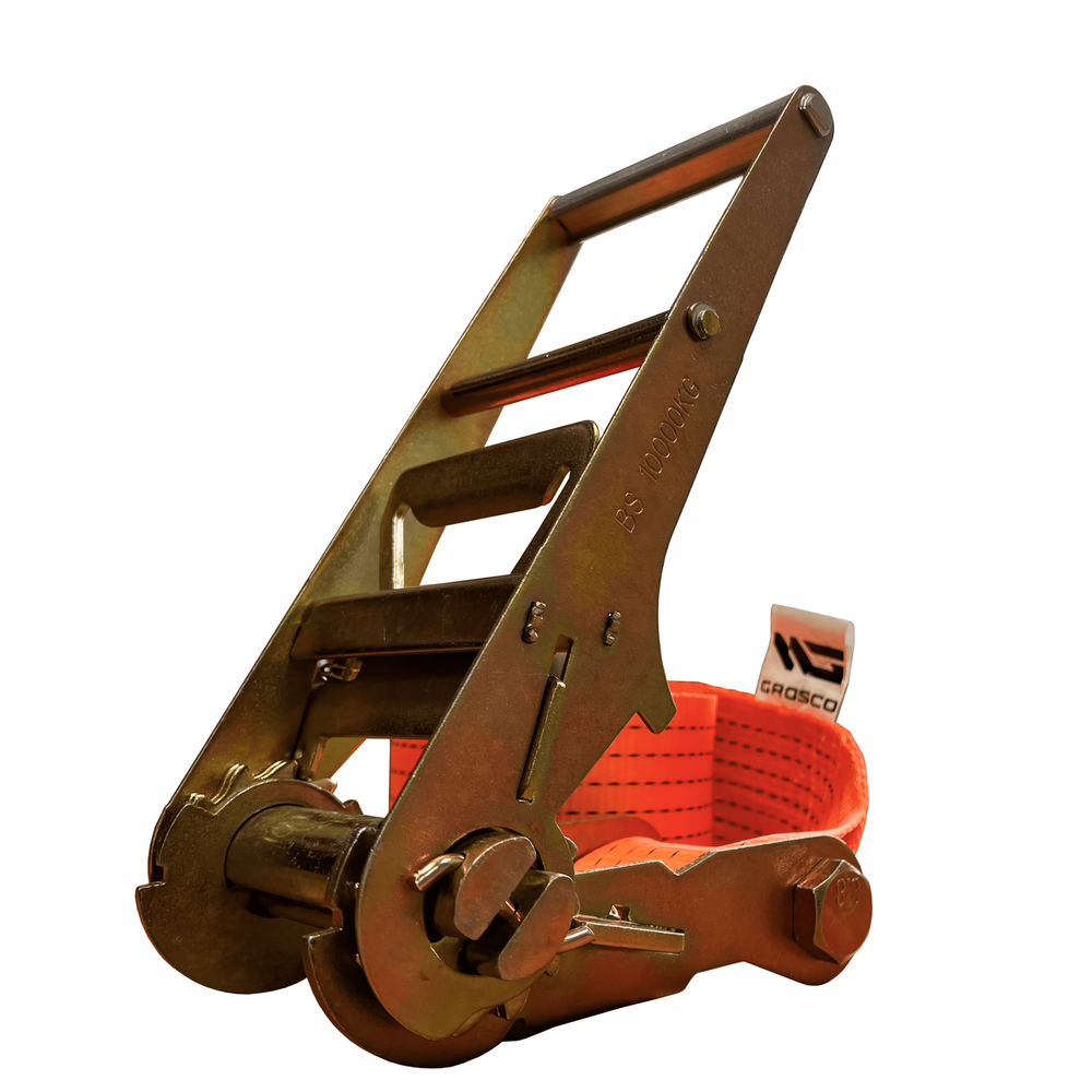 Стяжной кольцевой ремень с храповым механизмом