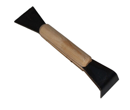 Стамеска пасечная (L=200мм., черная каленая сталь, деревянная ручка)