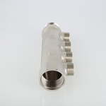 Коллектор VALTEC с наружной резьбой 3/4", 4 х 1/2" (арт.VTc.500.N.0504)