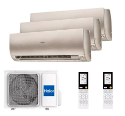 Мульти сплит-система Haier на 3 комнаты (25+25+25 кв.м.) FLEXIS Gold