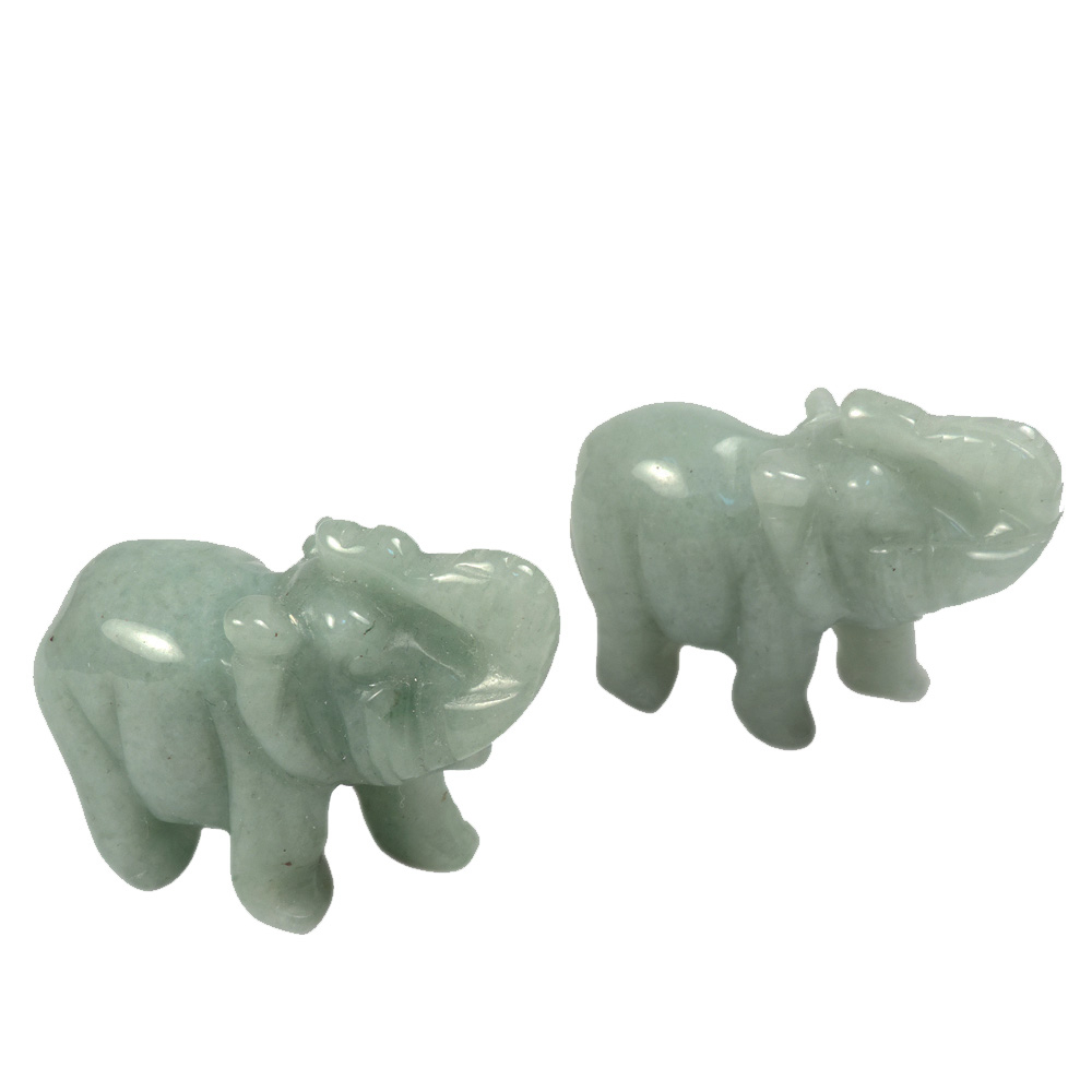 Слон авантюрин зеленый (празем) асс.