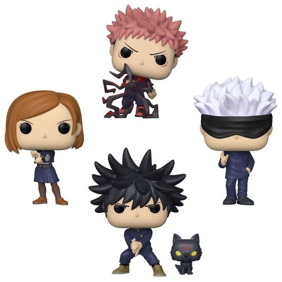 Фигурка Funko POP! Animation Jujutsu Kaisen Itadori/Megumi/Nobara/Gojo(GW) 4PK 66841