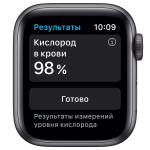 Часы Apple Watch Series 6 44 mm Space Gray Aluminum Case/Black Sport Band