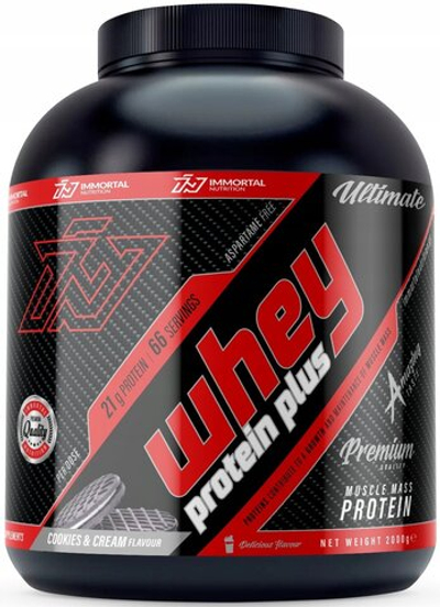 Протеин Immortal Nutrition Whey Protein Plus 2000 г печенье крем