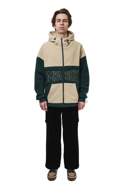 Худи Ymkashix Little Lamb Zip песочный/зеленый