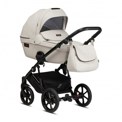 Коляска 2 в 1 Tutis Viva Life New 2020 №085 (Белая эко-кожа)