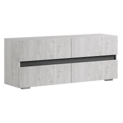 Тумба под ТВ ТБ-07 Мрия, Бетон пайн светлый, графит