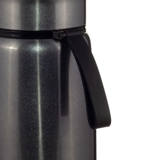 Термос пищевой 800 мл. Kamille KM 2148 из нержавеющей стали с ложкой и ремешком