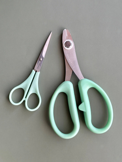 Ножницы и кусачки для флористической проволоки / Набор из двух инструментов для лепки декоративных цветов из сахарной мастики, глины, холодного фарфора