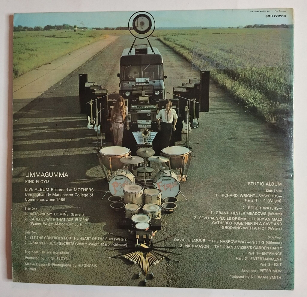 Винтажная виниловая пластинка LP Pink Floyd Ummagumma (Germany 1976)