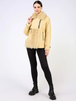 Дубленка зимняя натуральная короткая