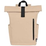 Рюкзак Byron 15,6" объемом 18 л со скручиваемым верхом, изготовленный из переработанного ПЭТ по стандарту GRS