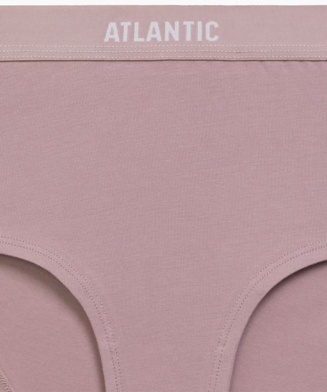 Женские трусы макси спорт (3шт) Atlantic 3CLP-009, хлопок, бежевый + розовый + зеленый
