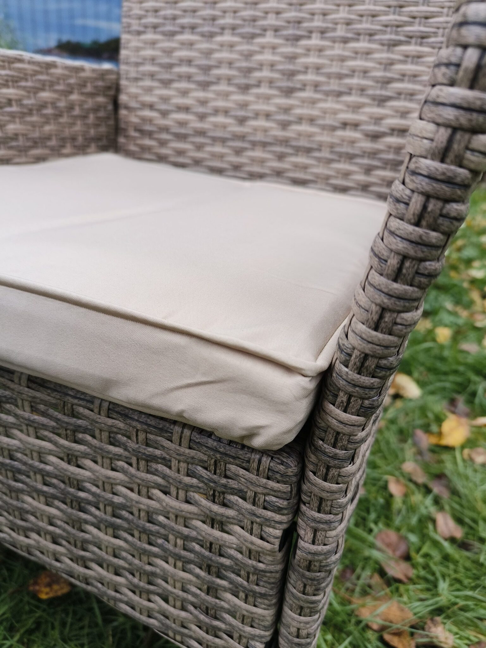 Комплект мебели из искусственного ротанга Анкор Lunch Set Greige