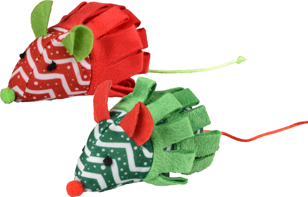 FLAMINGO Игрушка CHRISTMAS для кошек, плюш