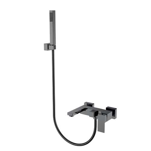 Boheme Смеситель для ванны с душем Qubic Shine Gun Metal