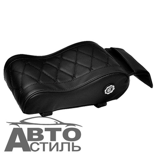 Подушка на ПодЛокотник Coolpart - MAXIMAL (1шт) - FS-100-BLBL - Эко-кожа черный/ шов черный