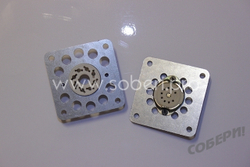 Фланцы крепежные для керамических 9-штырьковых ламповых панелей ПЛК-9 купить