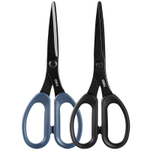 Ножницы DELI "Ergo", 175 мм, нержавеющая сталь, пластиковые ручки, ассорти